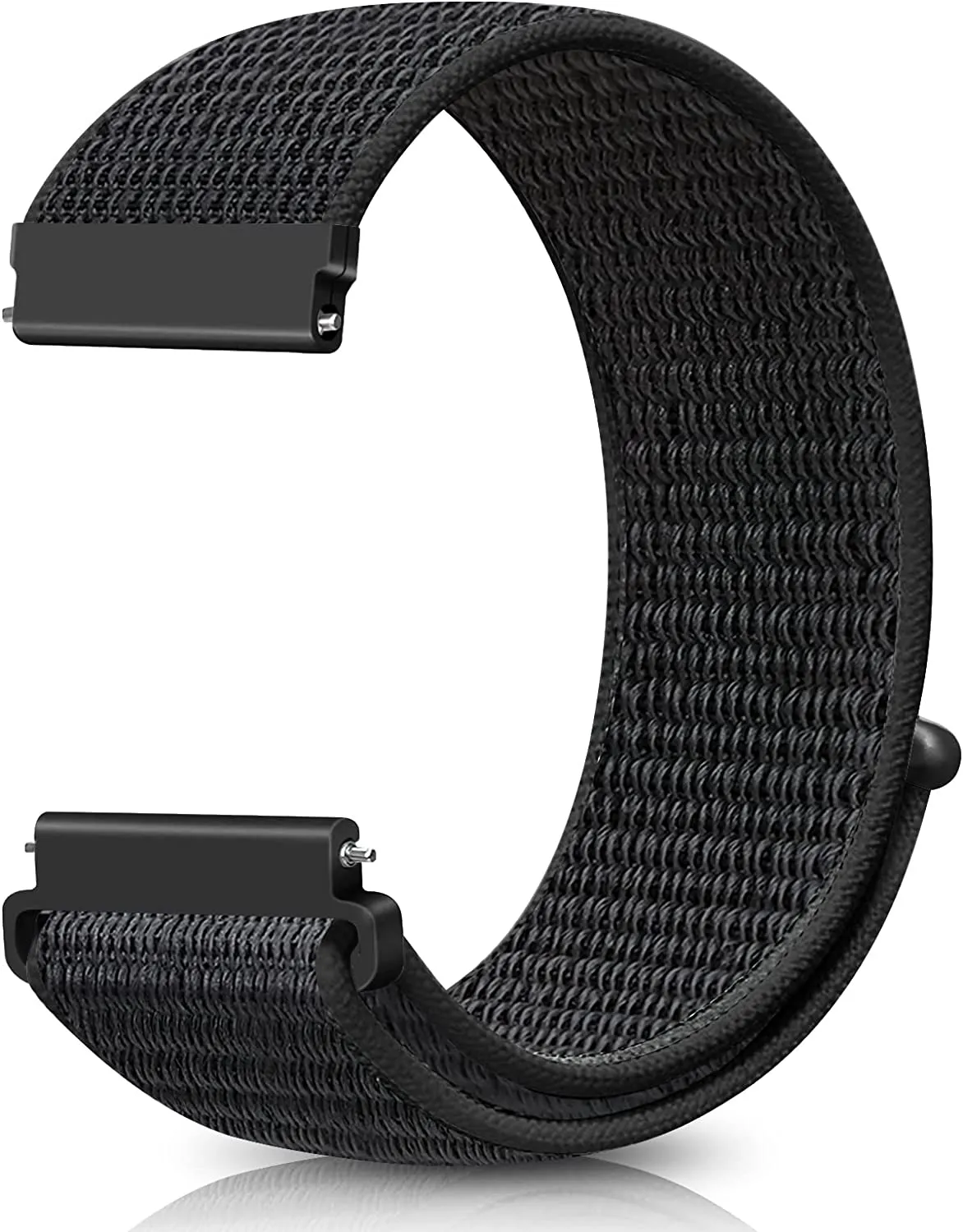 22mm SmartWatch Sport Loop Nylon Bands Deep Navy