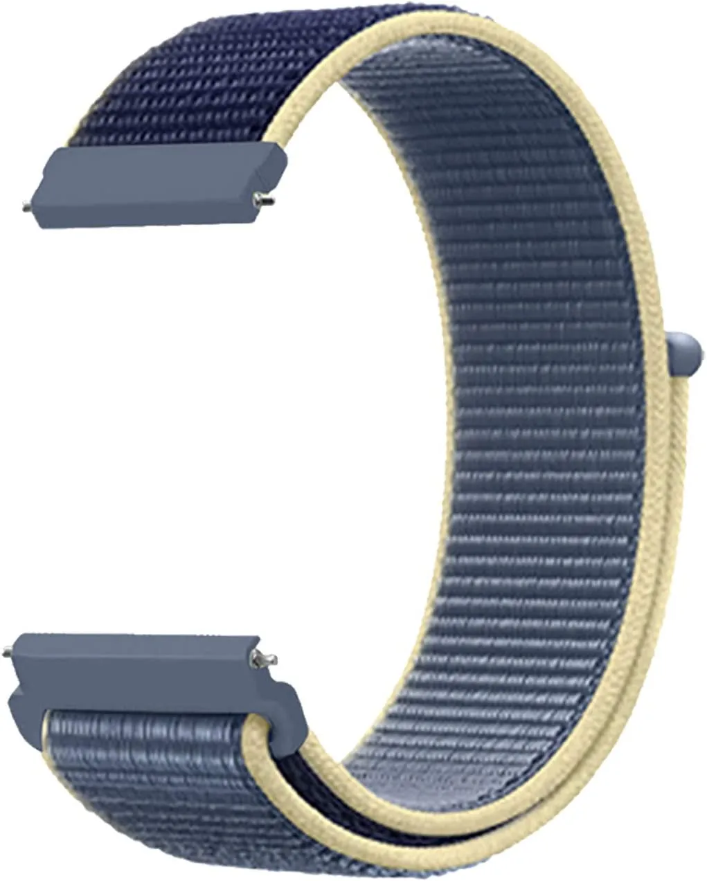 22mm SmartWatch Sport Loop Nylon Bands Deep Navy