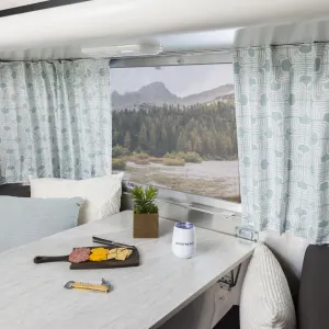 Airstream Printed Custom Curtains for Pan America Travel Trailers