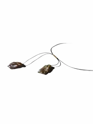Balance Necklace with Keshi Pearls