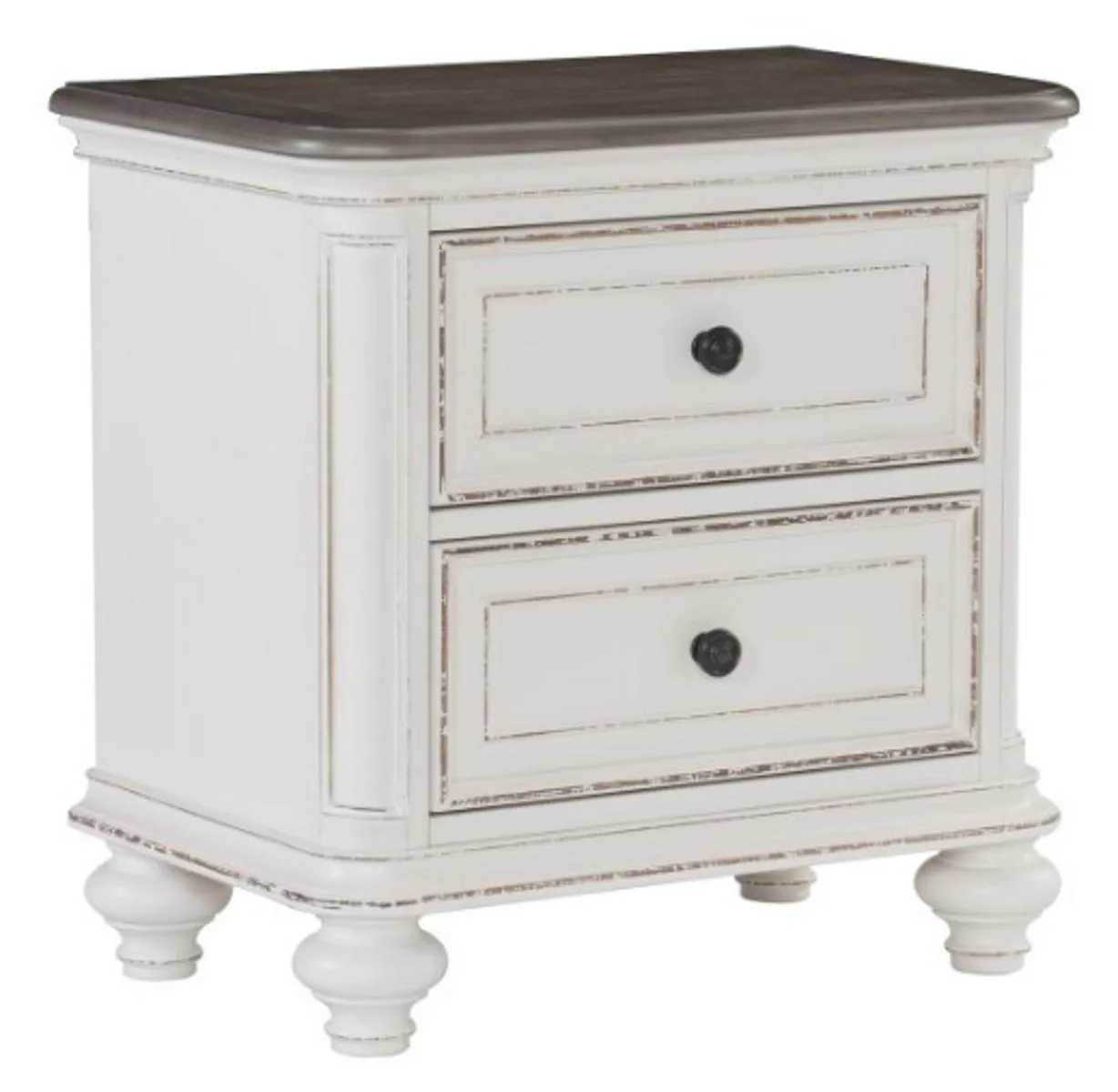 Baylesford Nightstand in Two Tone 1624W-4
