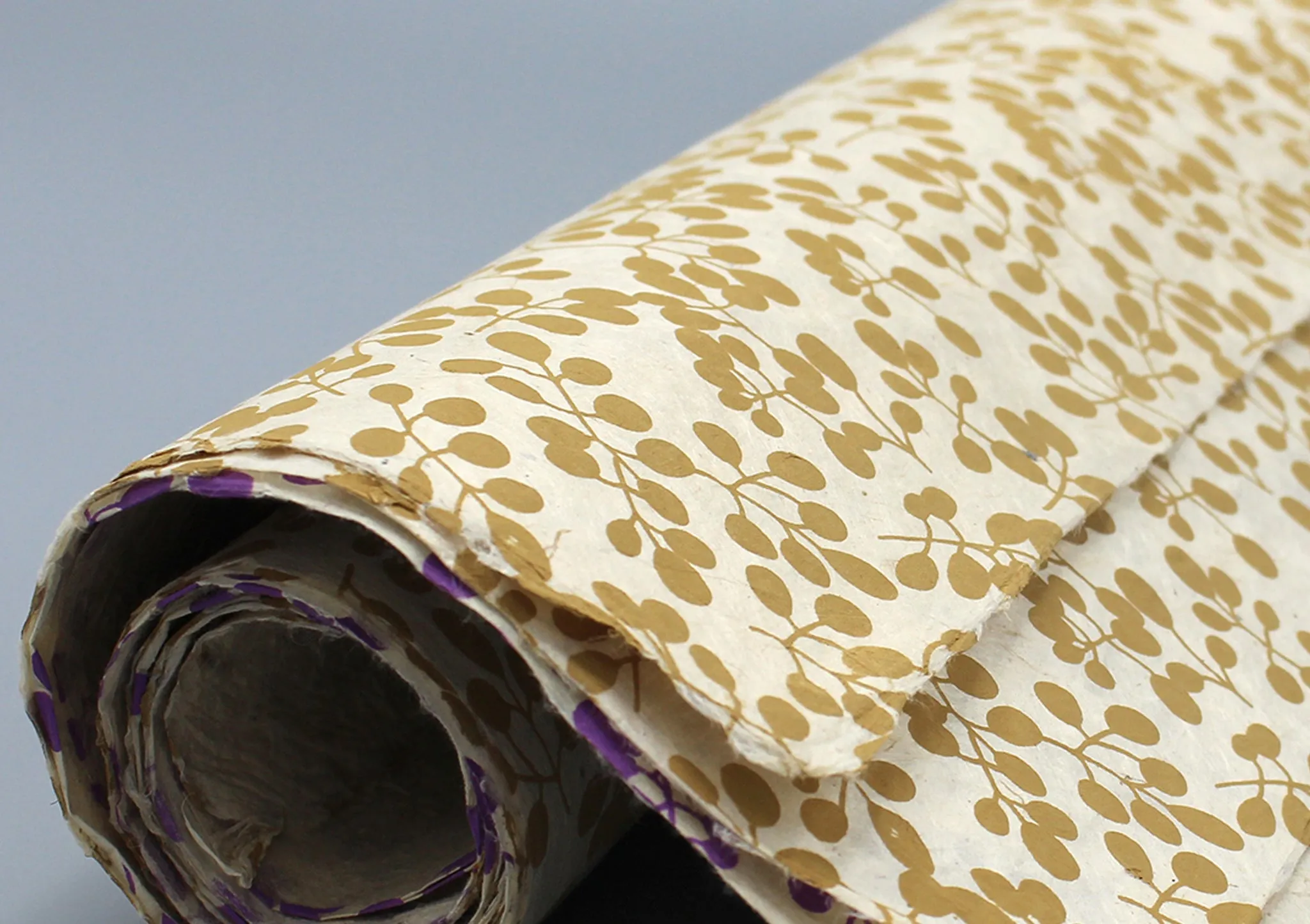 Berries Printed Wall Decor Lokta Paper Sheets