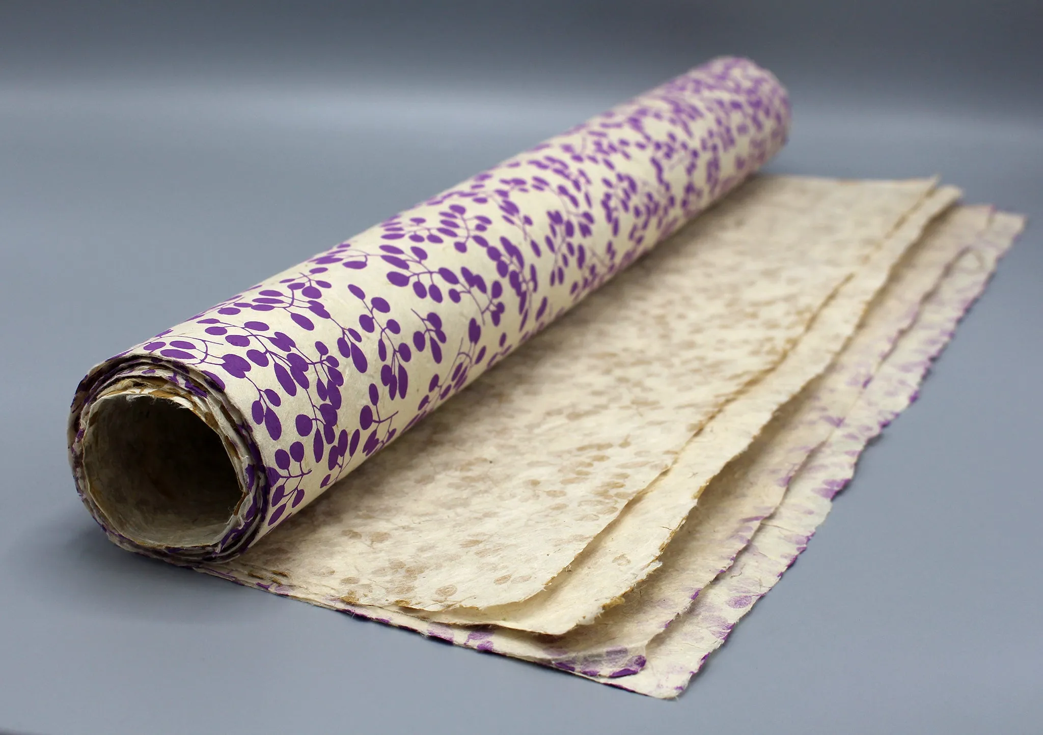 Berries Printed Wall Decor Lokta Paper Sheets