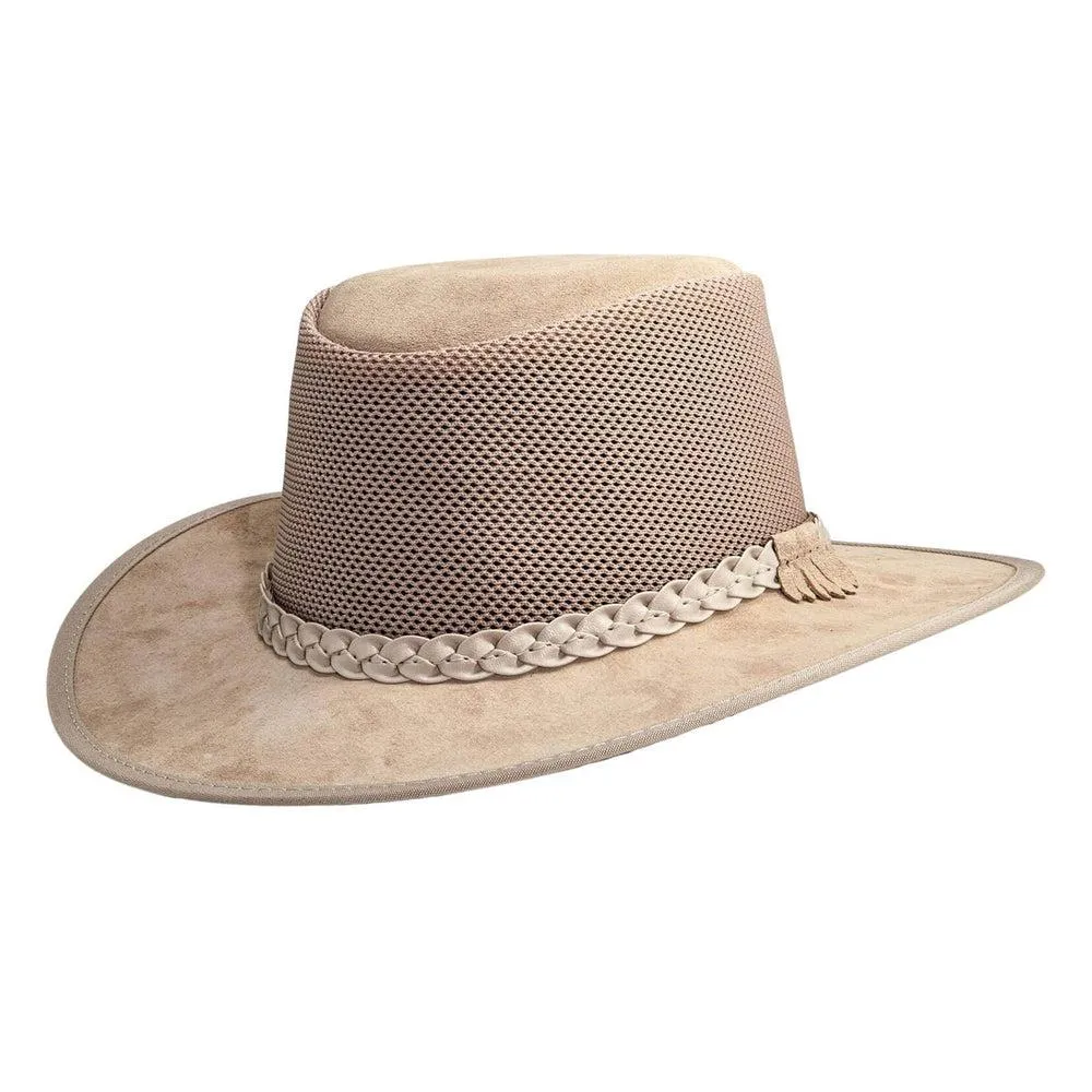 Breeze Latte | Womens Latte Suede Sun Hat