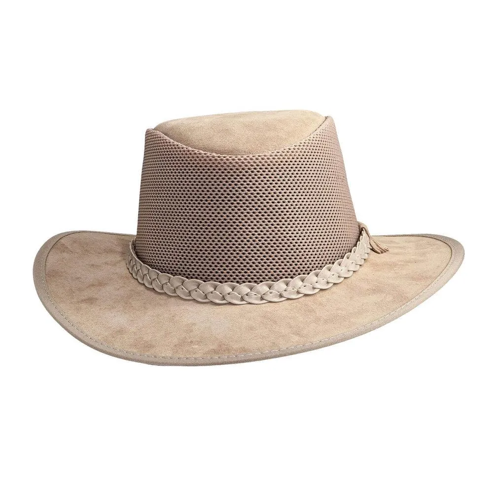 Breeze Latte | Womens Latte Suede Sun Hat