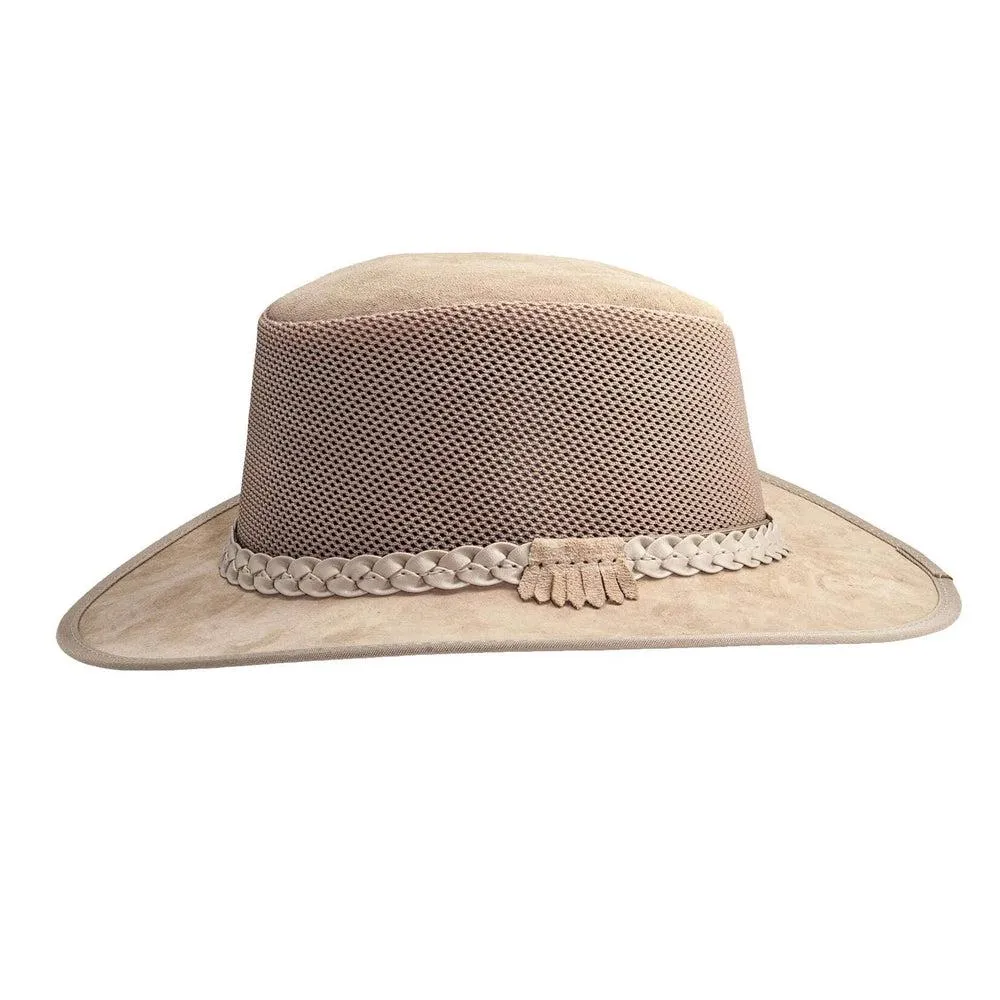 Breeze Latte | Womens Latte Suede Sun Hat