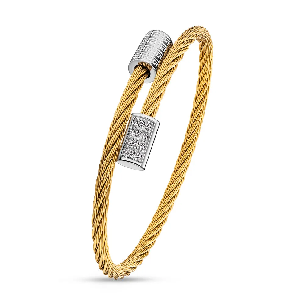 Camille Two Tone Bangle