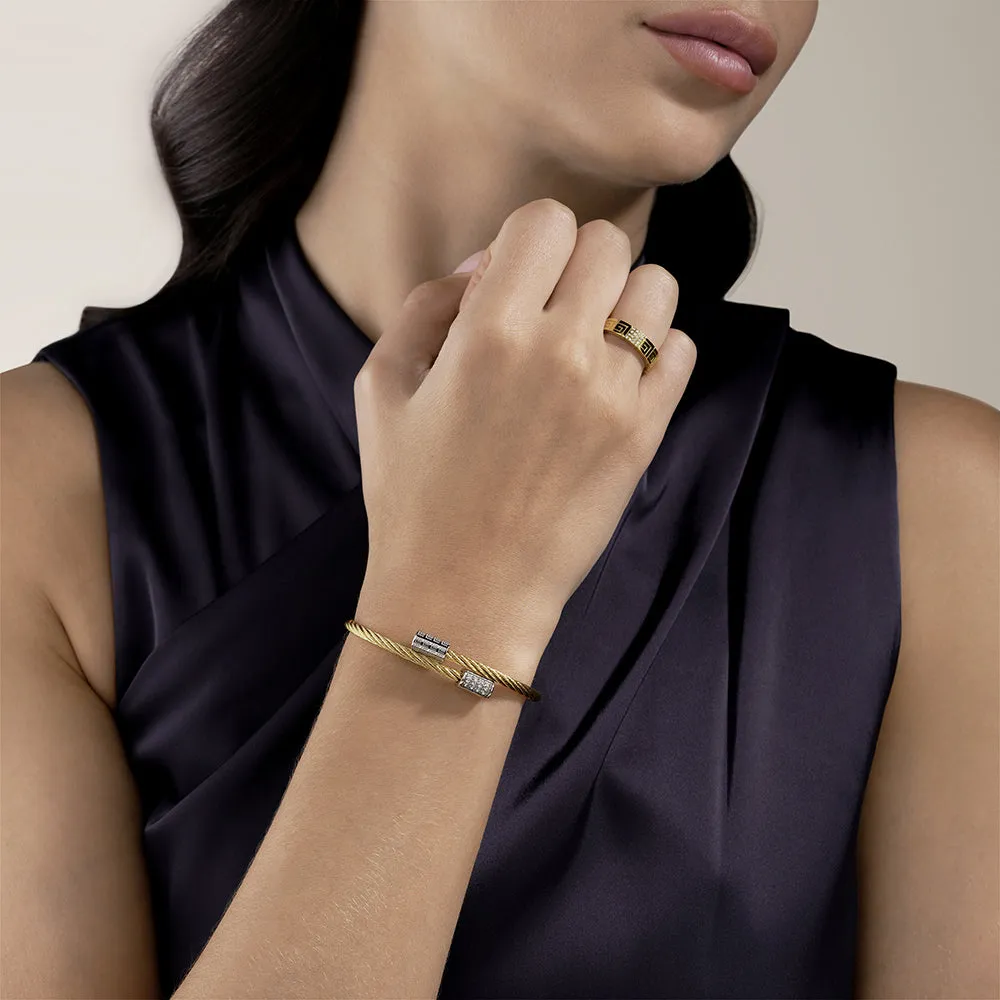 Camille Two Tone Bangle