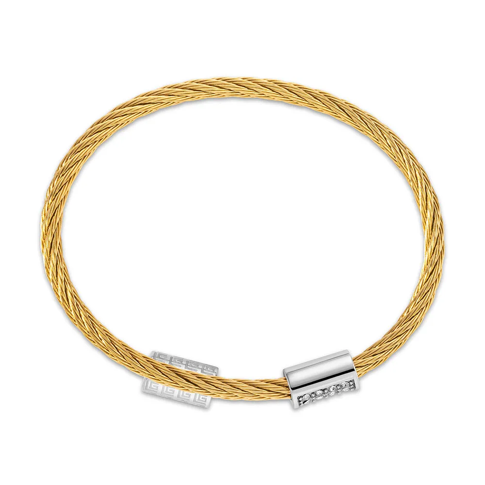Camille Two Tone Bangle