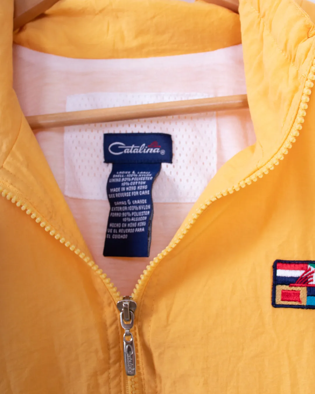 Catalina Yellow Puffy Windbreaker Jacket