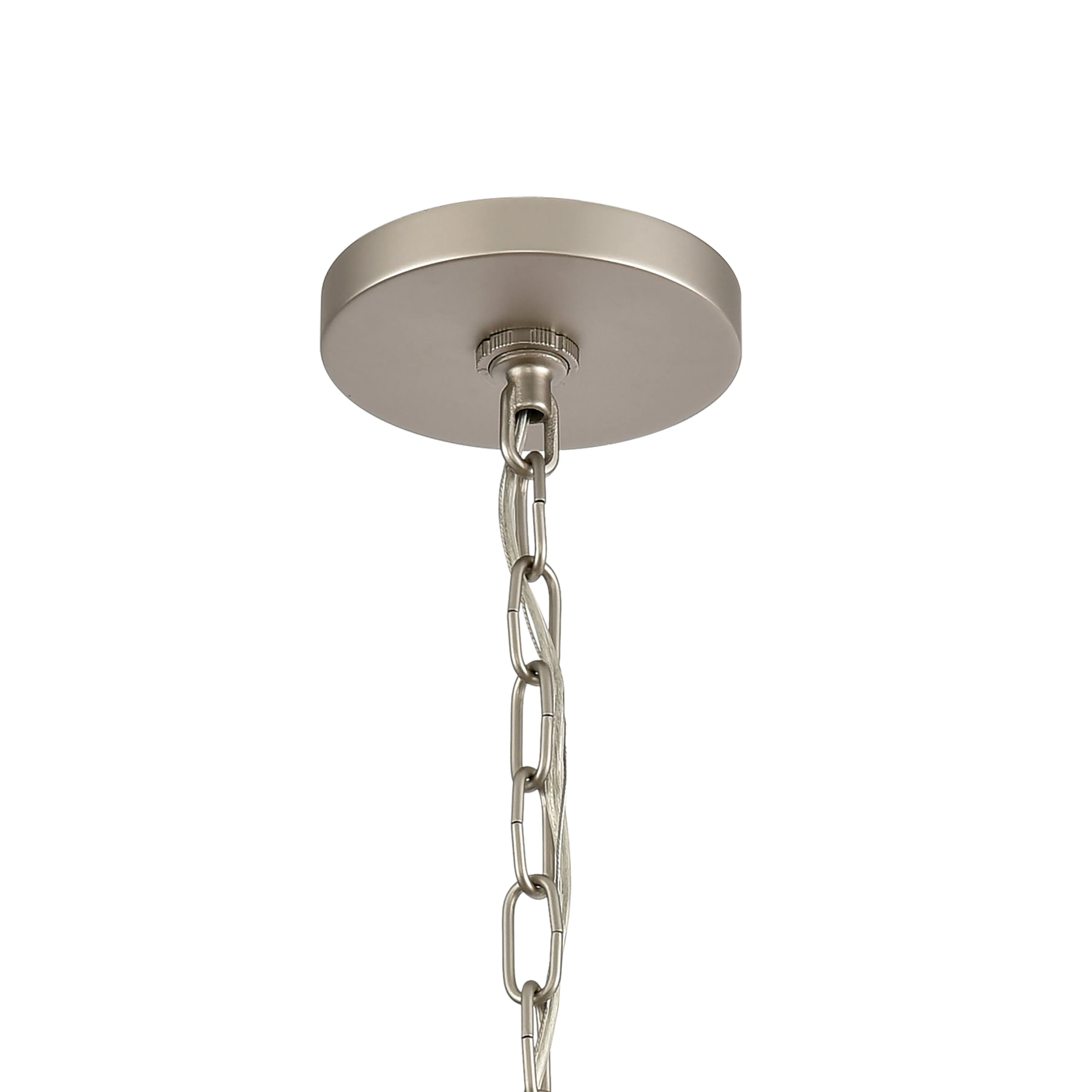 Clausten 21" 4 Light Chandelier in Matte Nickel
