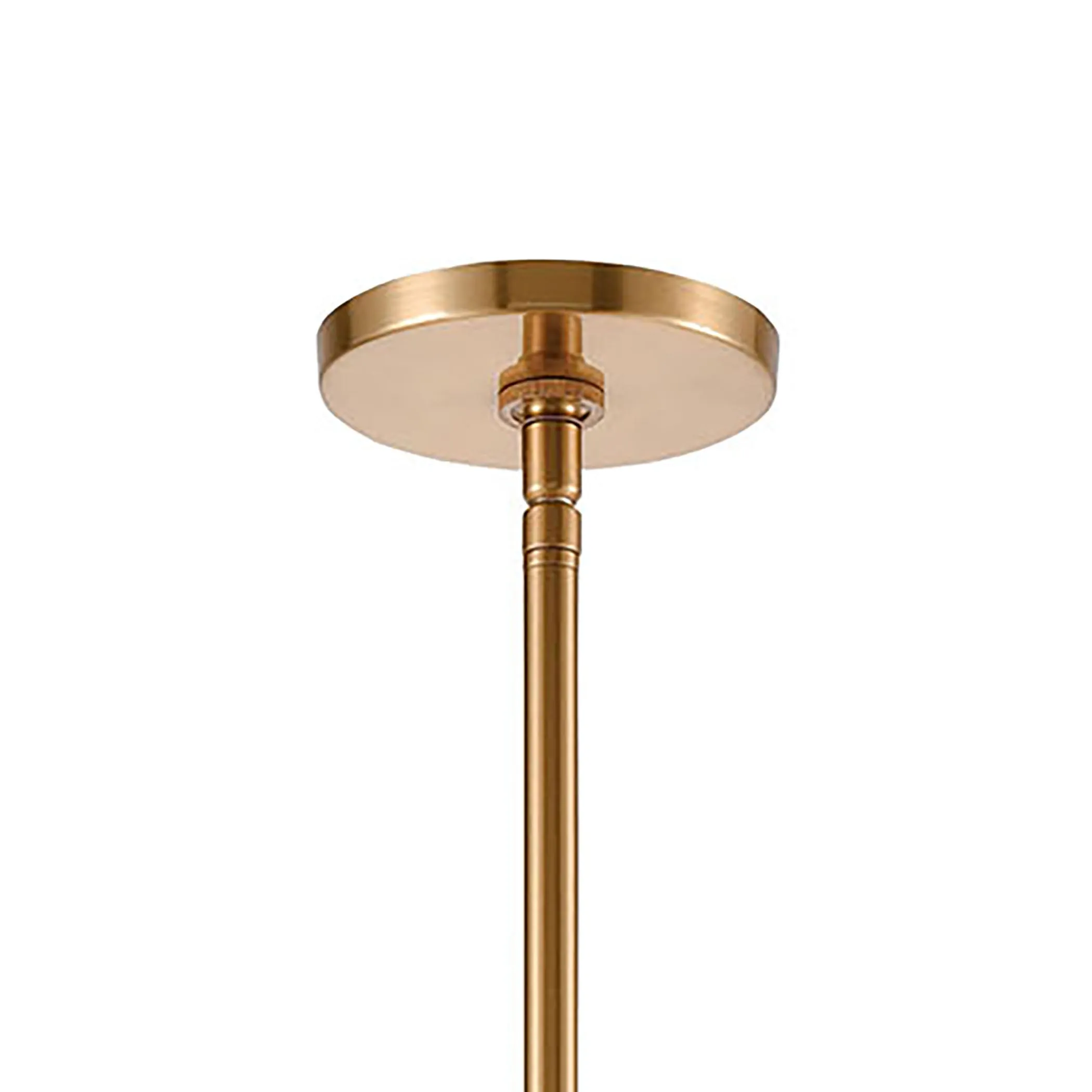 Collective 28" 5 Light Chandelier in Satin Brass