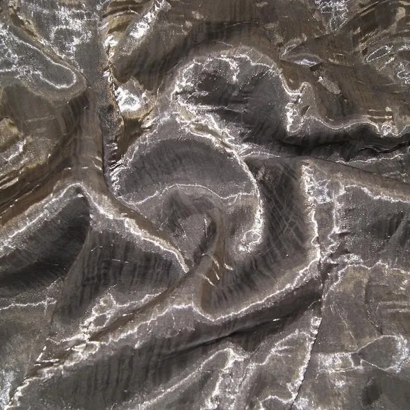 Crush Shimmer (Galaxy) Table Linen in Charcoal 07