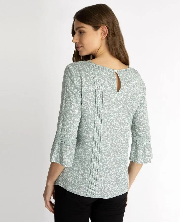 Eucalyptus Trailing Floral Blouse