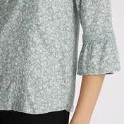 Eucalyptus Trailing Floral Blouse