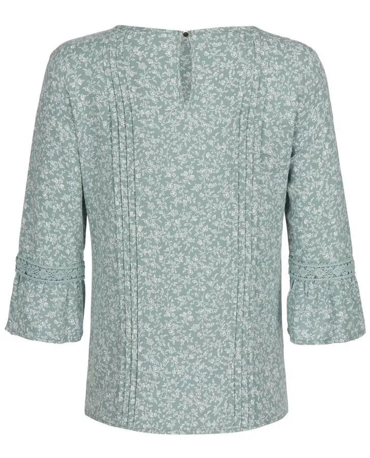 Eucalyptus Trailing Floral Blouse