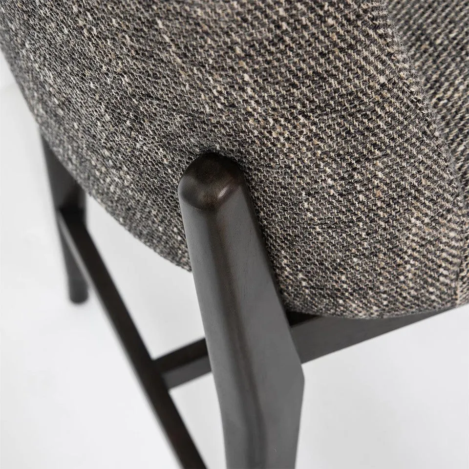 Fawcett Counter Stool | Dark Base | Pepper