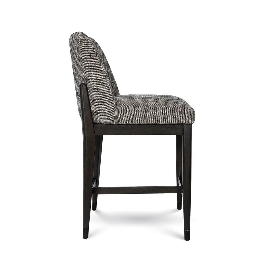 Fawcett Counter Stool | Dark Base | Pepper