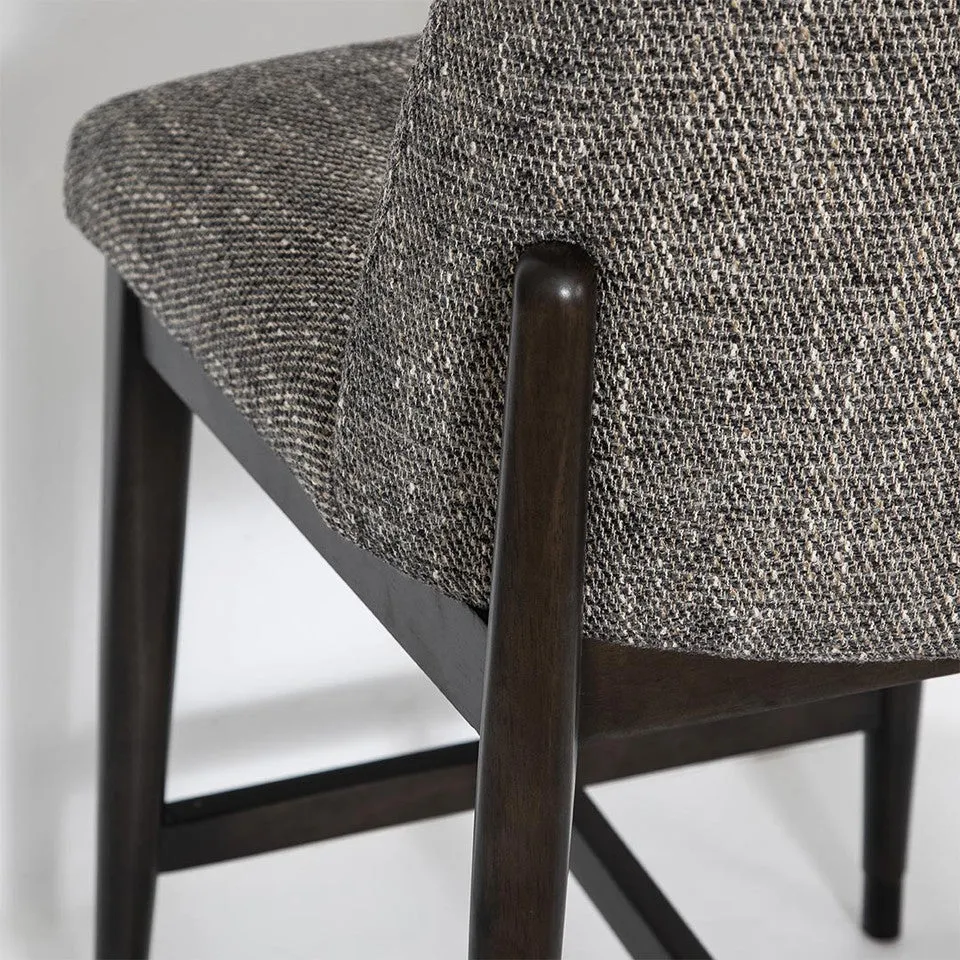 Fawcett Counter Stool | Dark Base | Pepper