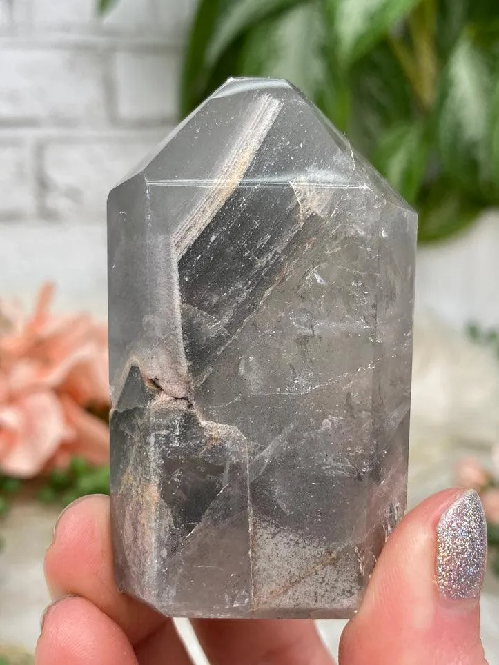 Gray Lithium Quartz Points