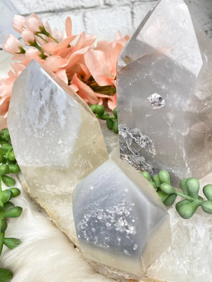 Gray Lithium Quartz Points