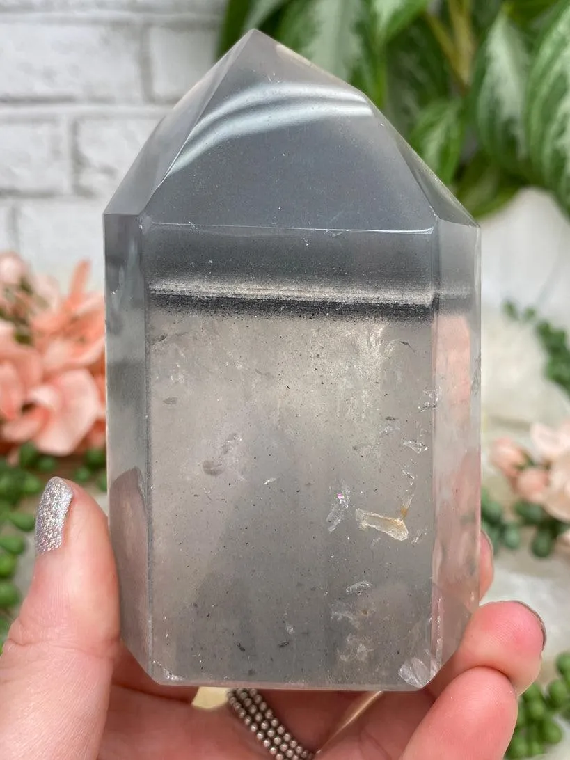 Gray Lithium Quartz Points