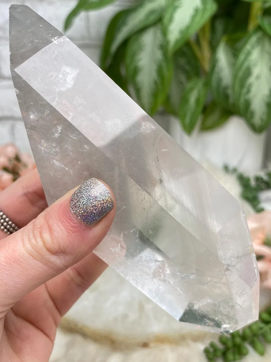 Gray Lithium Quartz Points