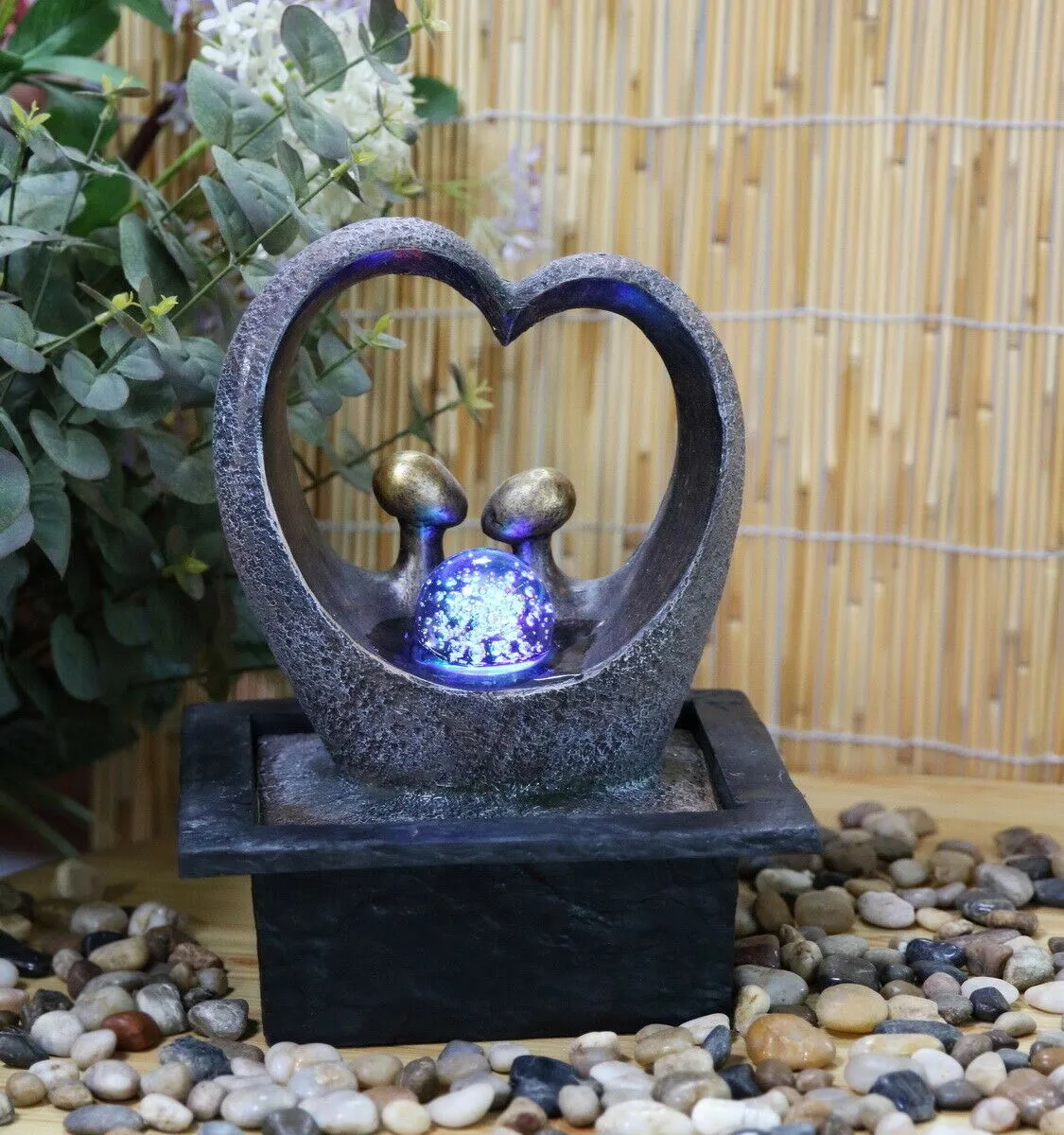 Heart Water Feature Outdoor With LED