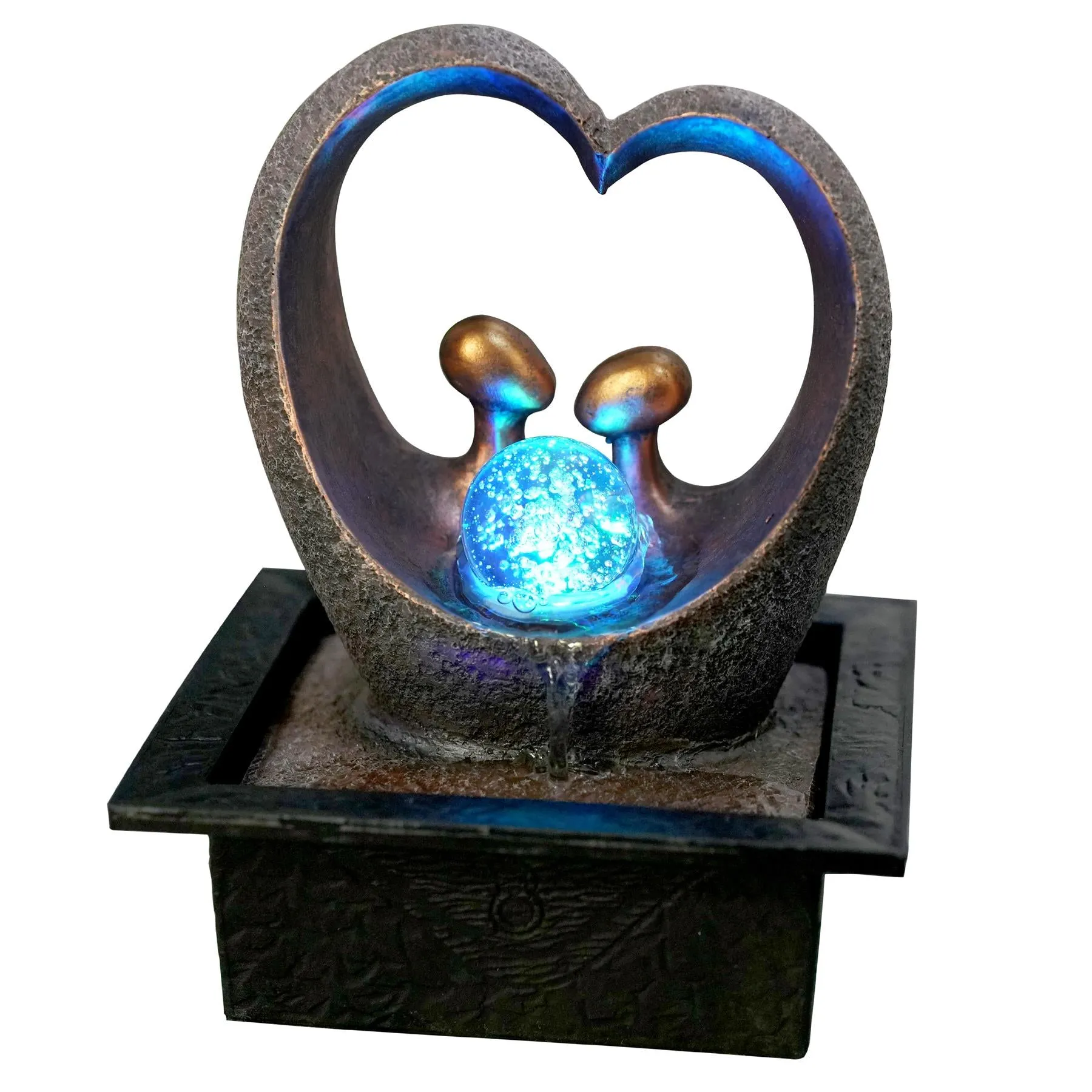 Heart Water Feature Outdoor With LED