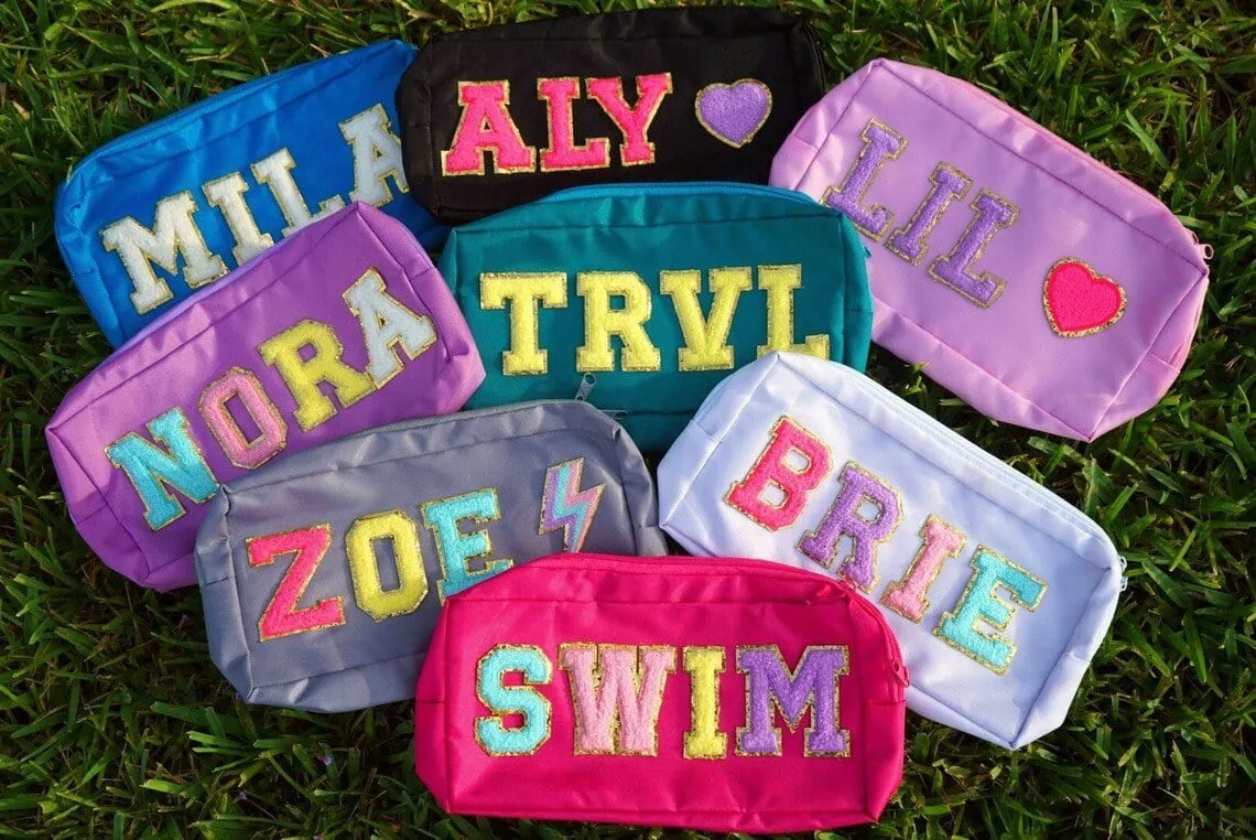 HM1013 Stacy Round Zippered Nylon Cosmetic/Travel Pouch