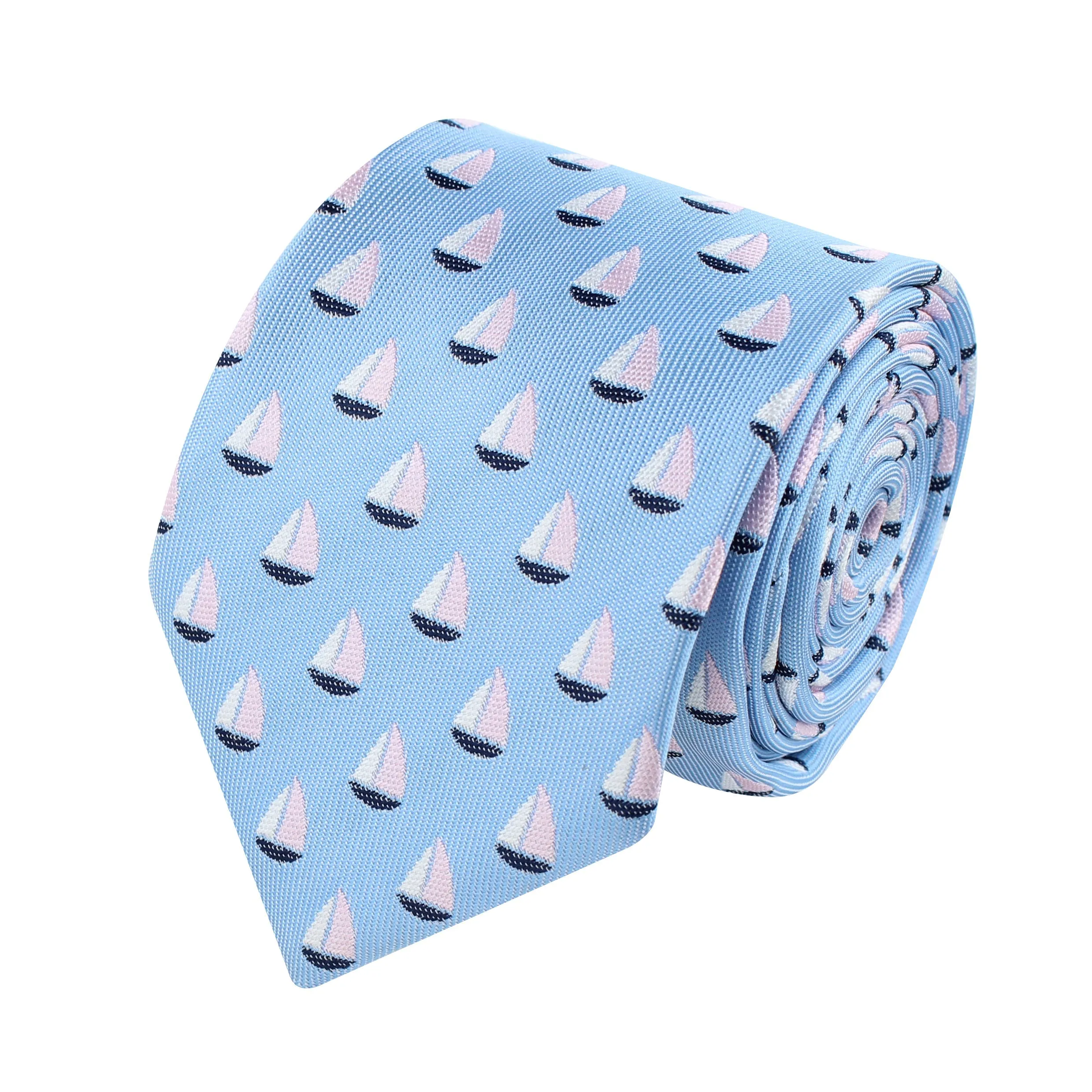 Kovove Cyan Abstract Neck Tie For Men
