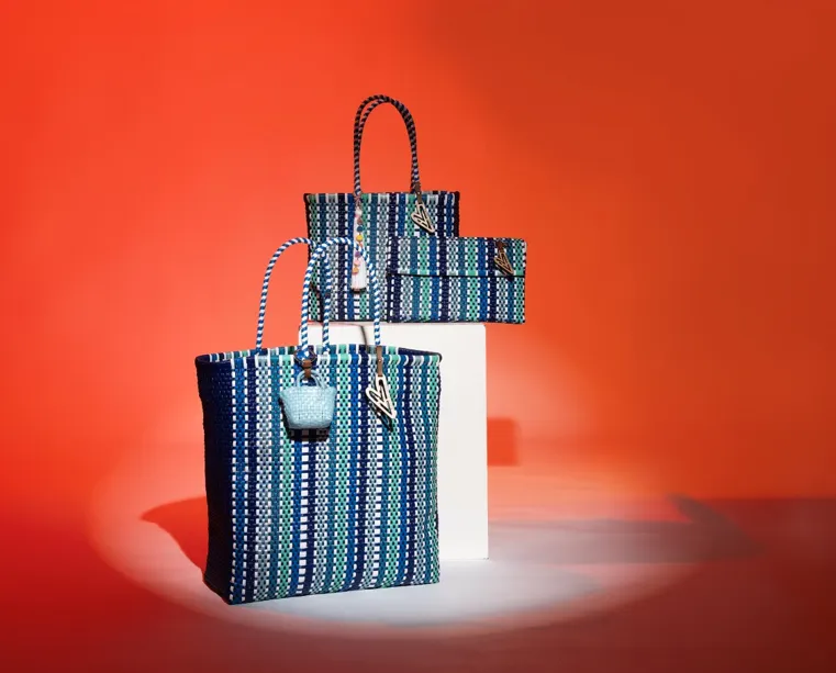 Maria Victoria | Luxe Basket | Upcycled, Handwoven