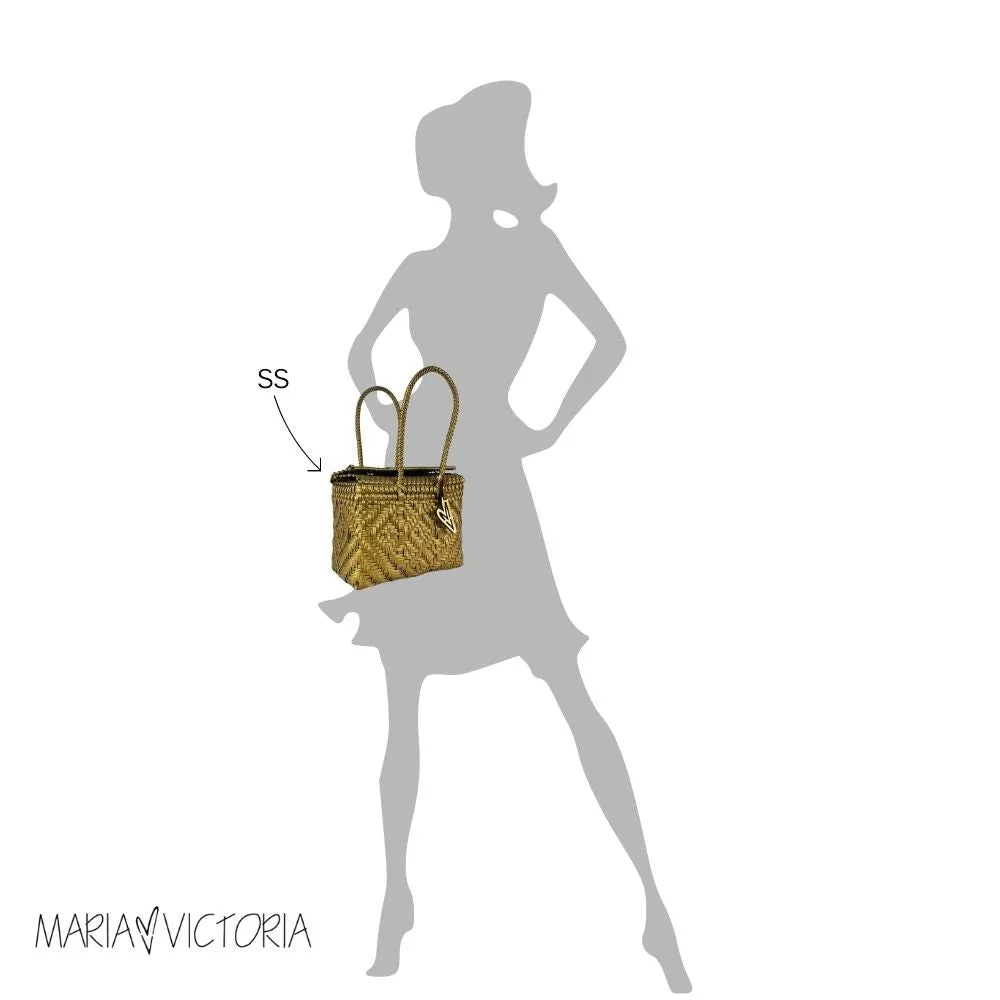 Maria Victoria | Luxe Basket | Upcycled, Handwoven