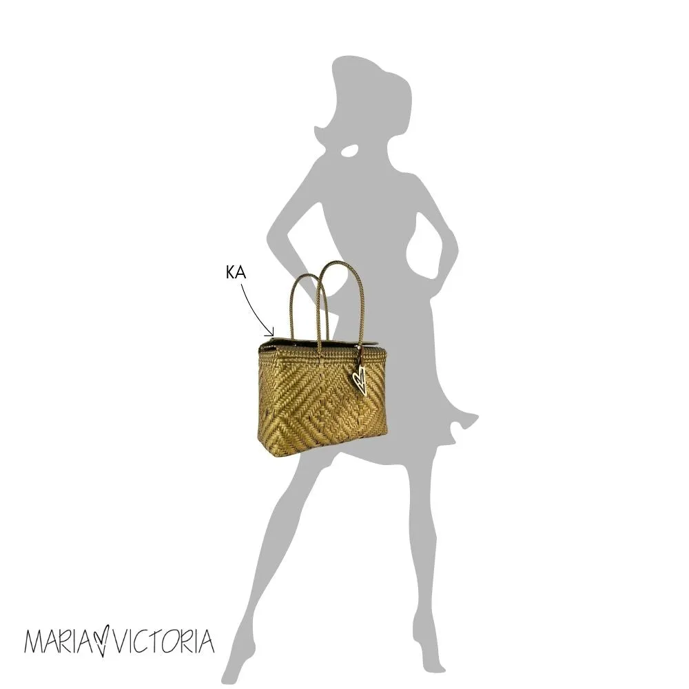 Maria Victoria | Luxe Basket | Upcycled, Handwoven