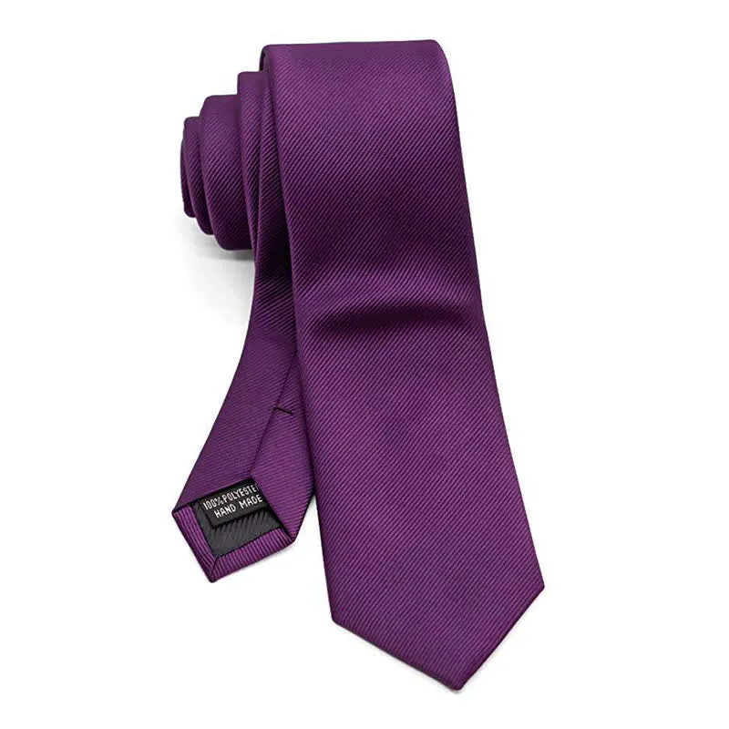 Men's Solid Color Formal Slim Necktie