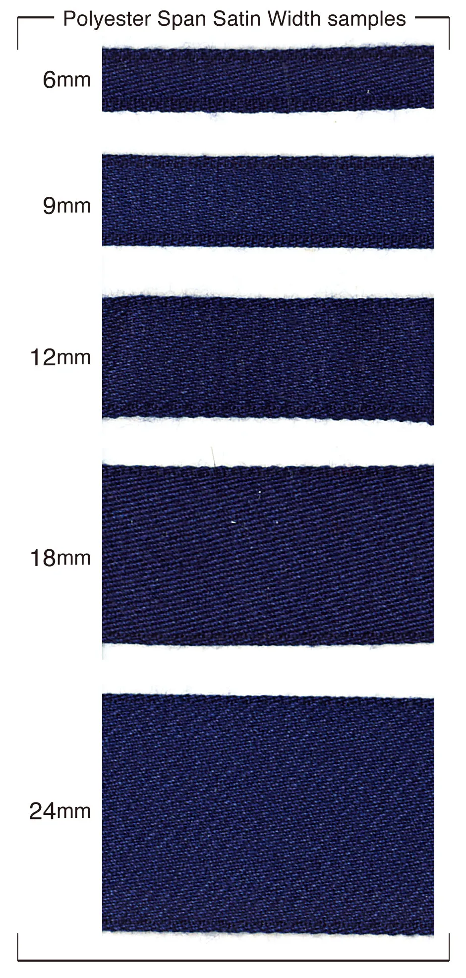 Polyester Span Satin 12mm