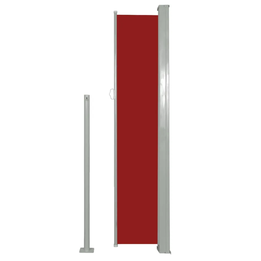 Retractable Side Awning 160 x 500 cm Red