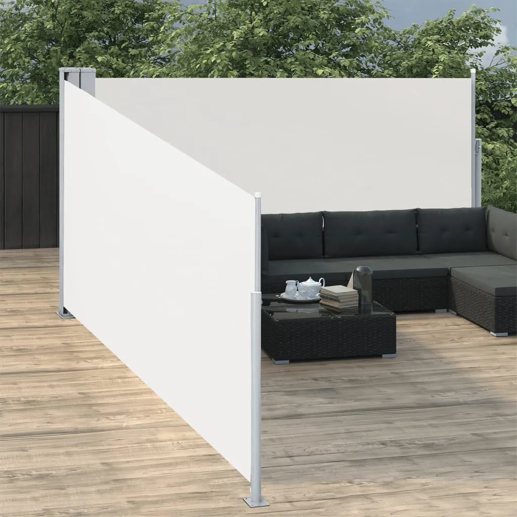 Retractable Side Awning Cream 170x1000 cm