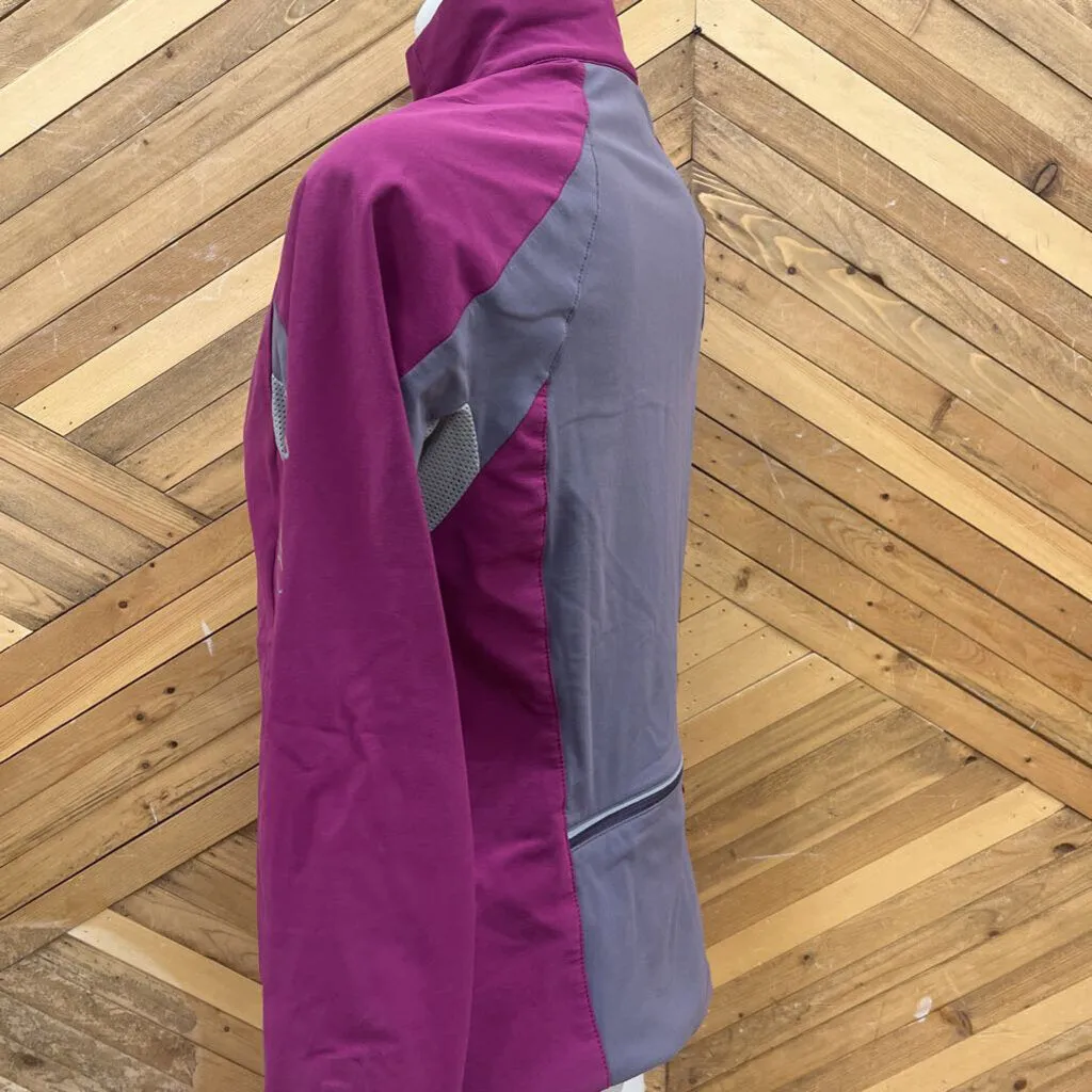 Salomon - Women's Softshell Jacket - MSRP comp $235: Pink/Grey-women-SM