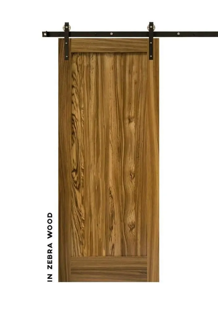 Shaker Classic Single Panel Sliding Barn Style Door