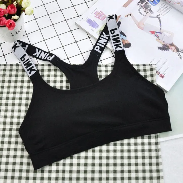 Sport Bra Top Black Padded