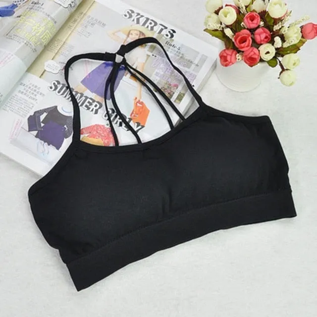 Sport Bra Top Black Padded
