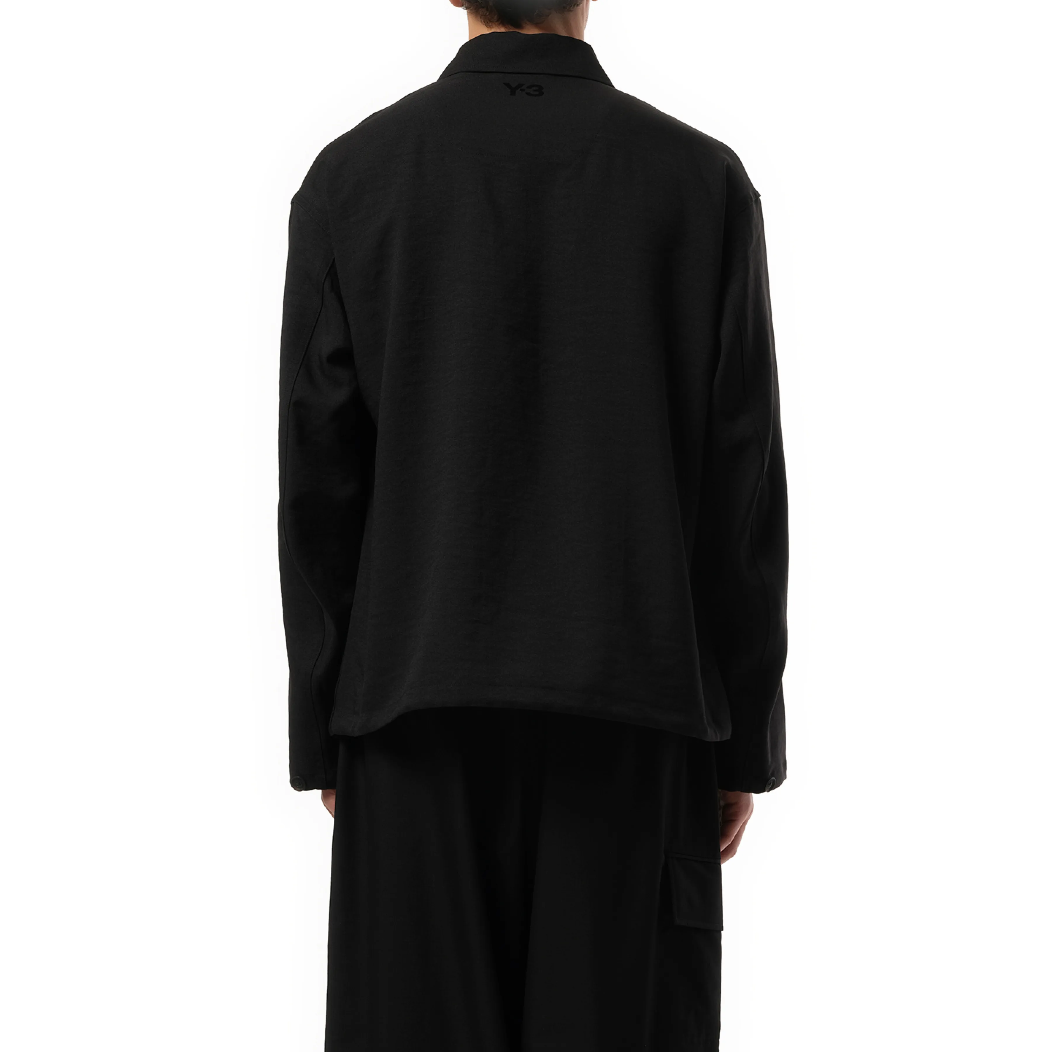 Sports Pocket Coach Jacket in Black