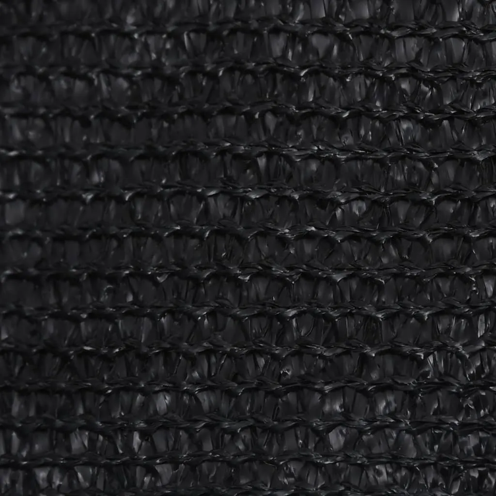 Sunshade Sail 160 g/m² Black 3/4x2 m HDPE