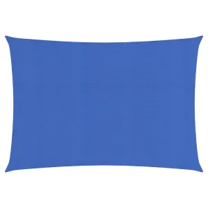 Sunshade Sail 160 g/m² Blue 2.5x4.5 m HDPE