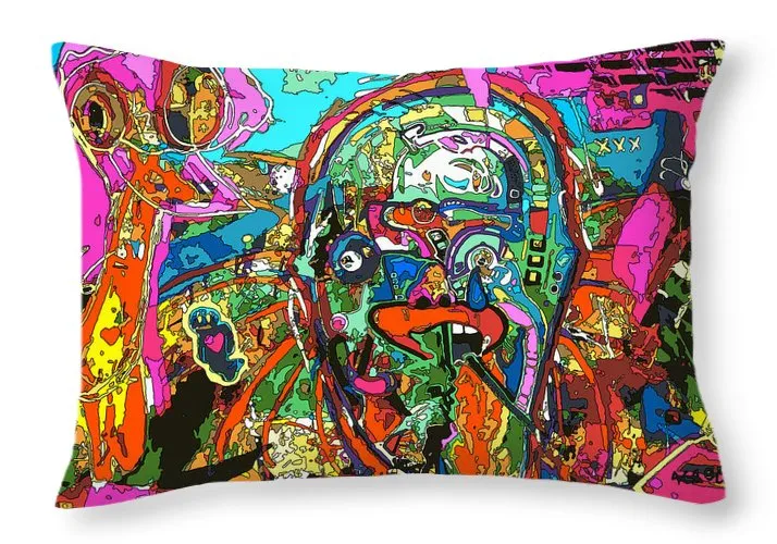 Used Canvas - Throw Pillow