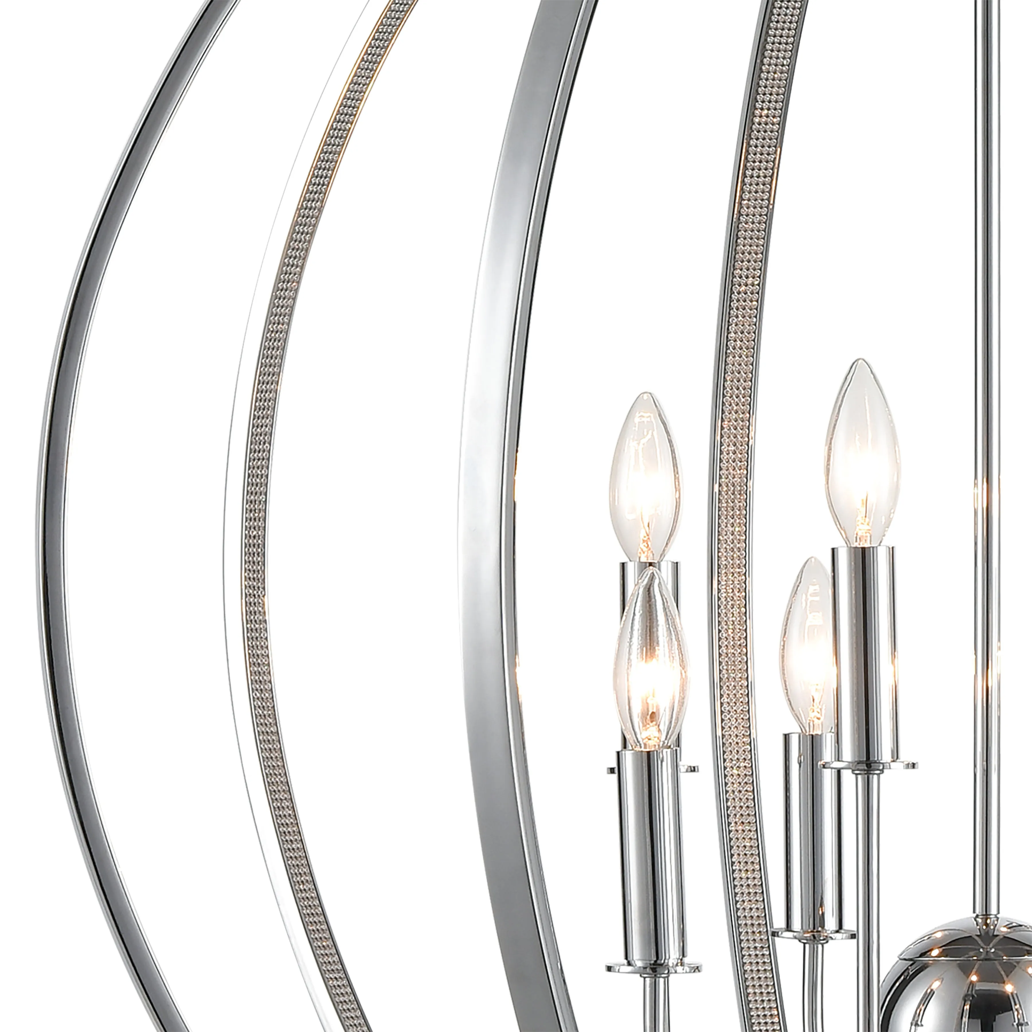 Venue 32" 8 Light Pendant in Chrome