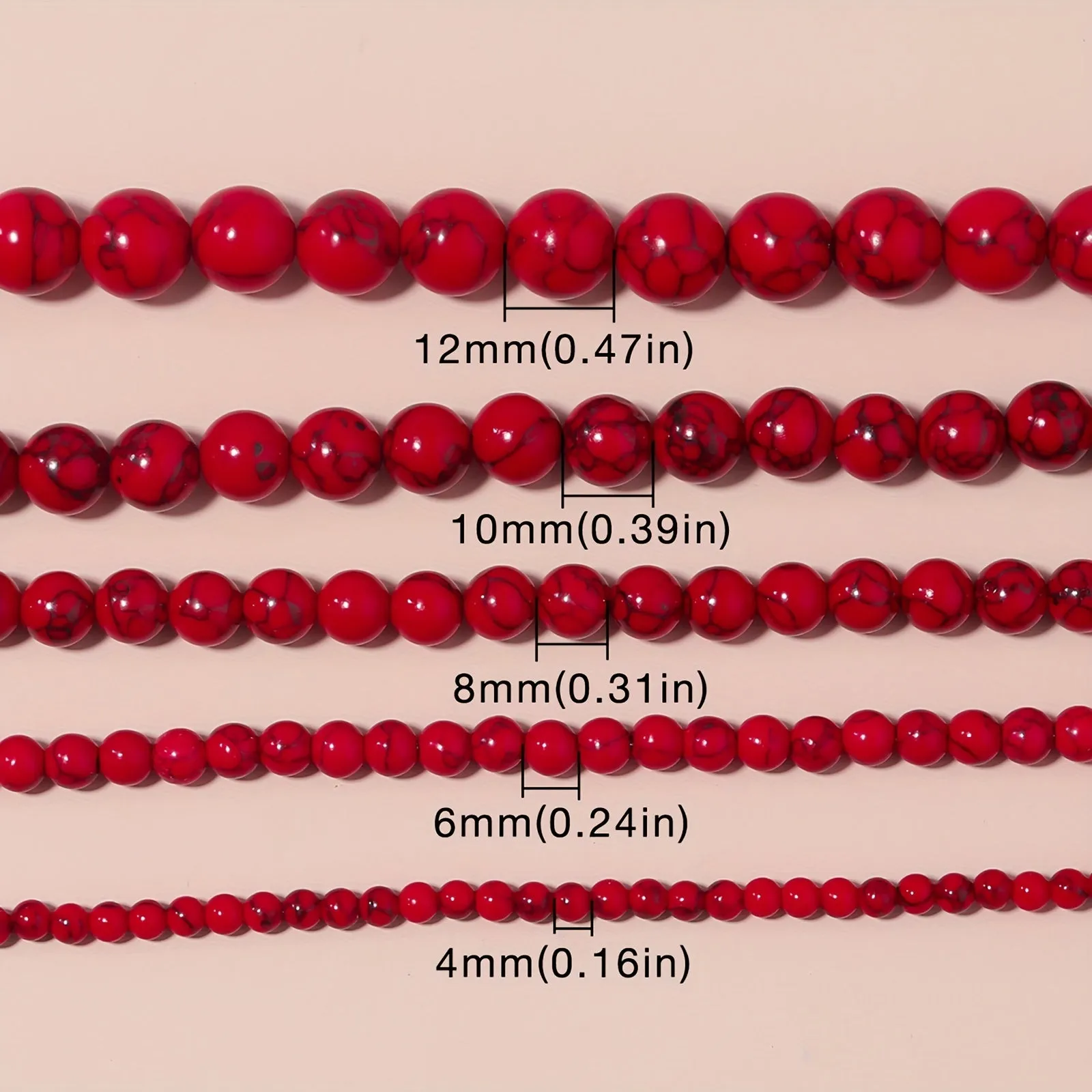 Vibrant Howlite Turquoise Beads for Jewelry Making DIY