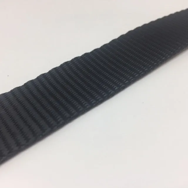 WPE25 - TRADITIONAL WEAVE POLYESTER WEBBING - 25mm