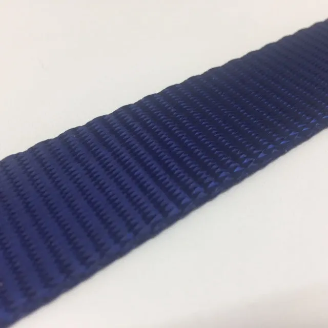 WPE25 - TRADITIONAL WEAVE POLYESTER WEBBING - 25mm